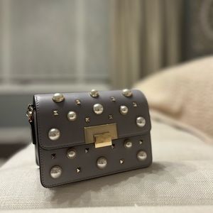 Top shop small metallic/pearl accent